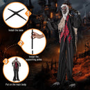 8.2 FT Standing Animatronic Werewolf with Howling Sounds Red Flashing Eyes and Poseable Arms by LJGDeals
