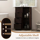 Standing Indoor Wooden Cabinet with 4 Drawers by LJGDeals