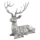 Standing Reindeer Statue Aluminum Deer Sculpture for Indoors Christmas Decor by LJGDeals