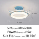 GobekUsa Kids' Room Ceiling Light in Gold Pink Blue for Bedroom and Living Room