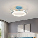 GobekUsa Kids' Room Ceiling Light in Gold Pink Blue for Bedroom and Living Room