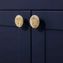 Star, Solid Brass Cabinet Knob