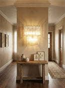 Star Shaped Transparent Glass Wall Lamp