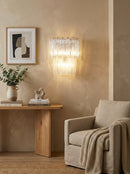 Star Shaped Transparent Glass Wall Lamp
