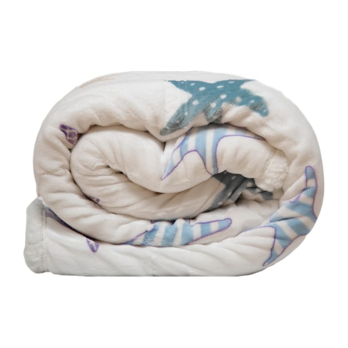 Starfish Plush Sherpa Throw