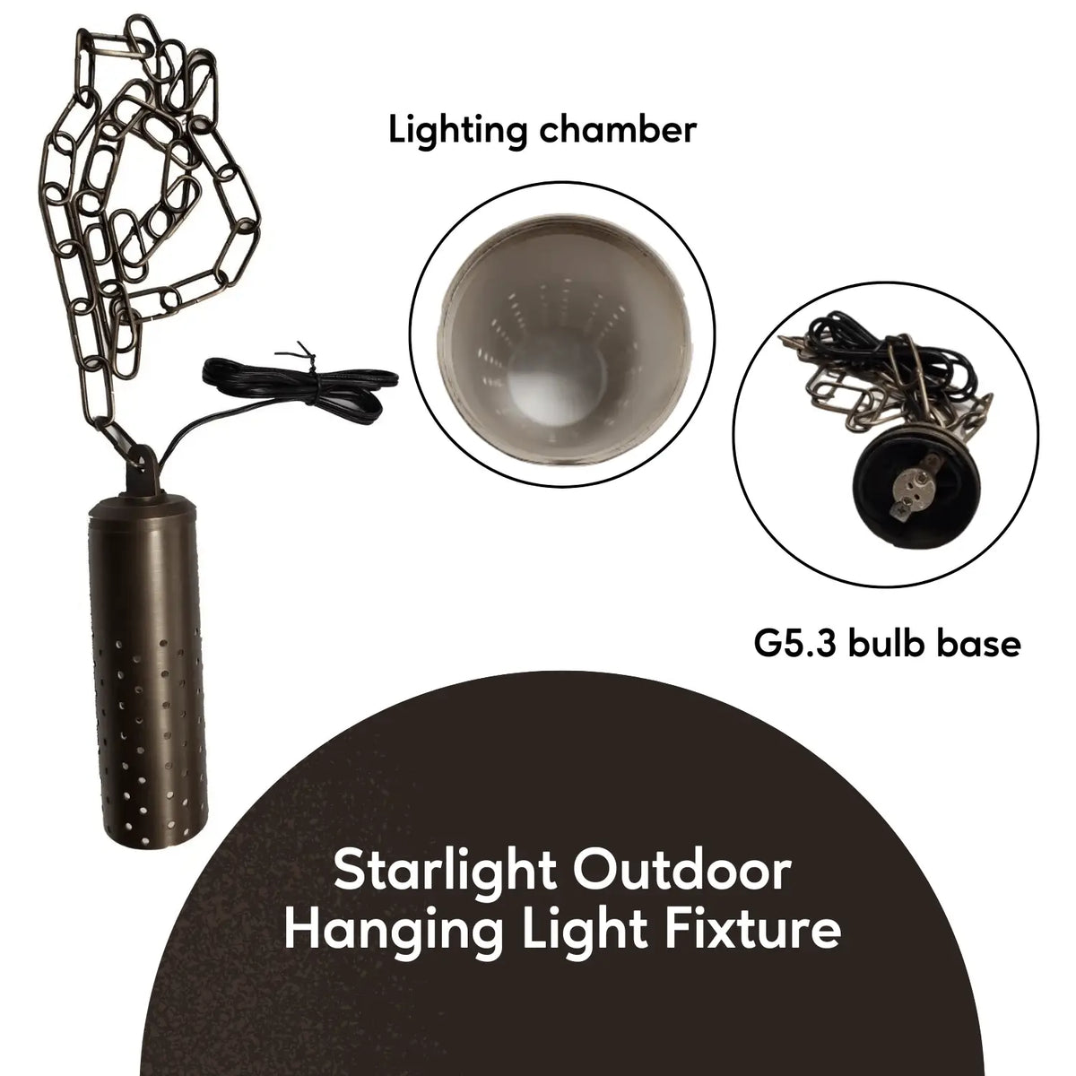 Starlight Outdoor Modern Hanging Light Fixtures, photo 2 of 9