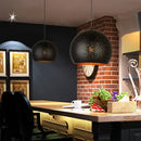 GobekUsa Black Nordic Industrial Pendant Light Chandelier Retro Decor E27 Dining Kitchen Lamp