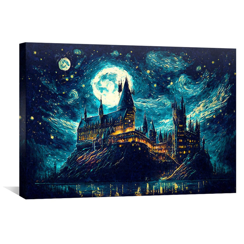 Starry Castle Canvas