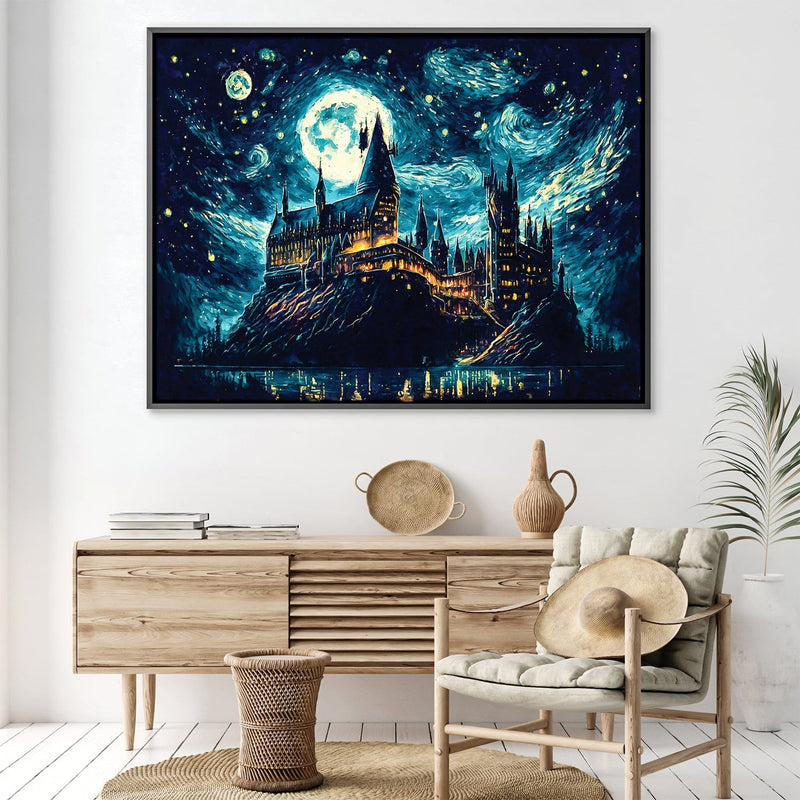 Starry Castle Canvas