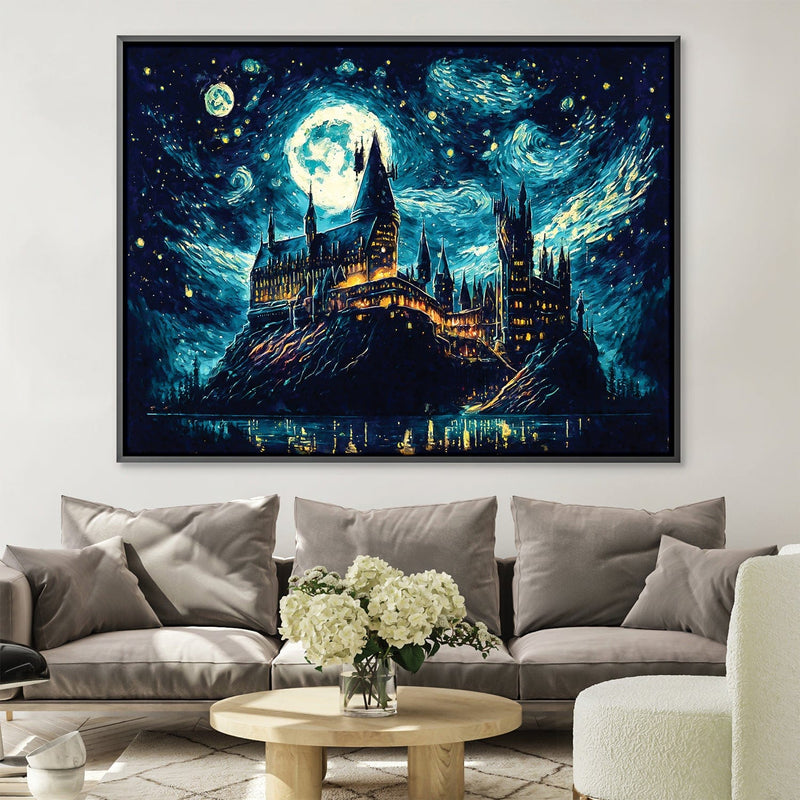 Starry Castle Canvas