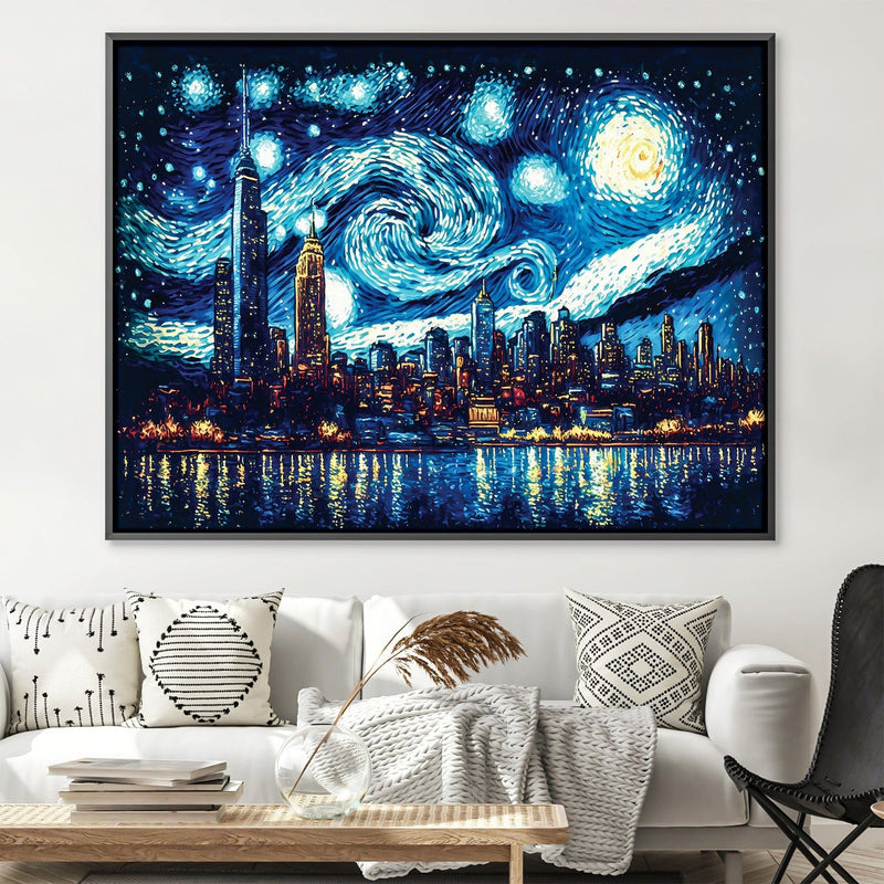 Starry Horizon Canvas