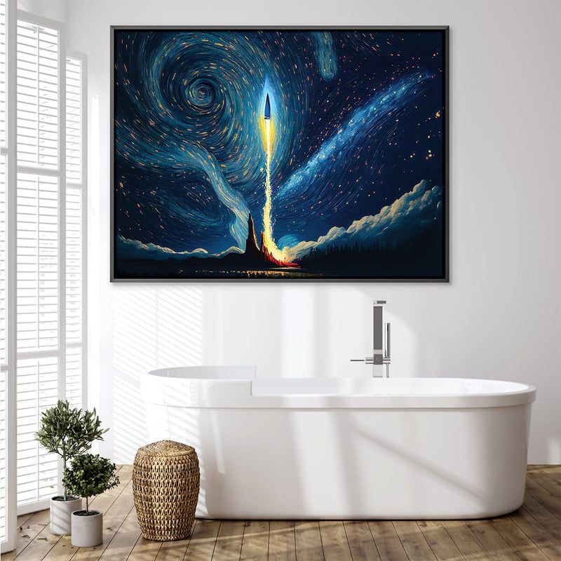 Starry Launch Canvas