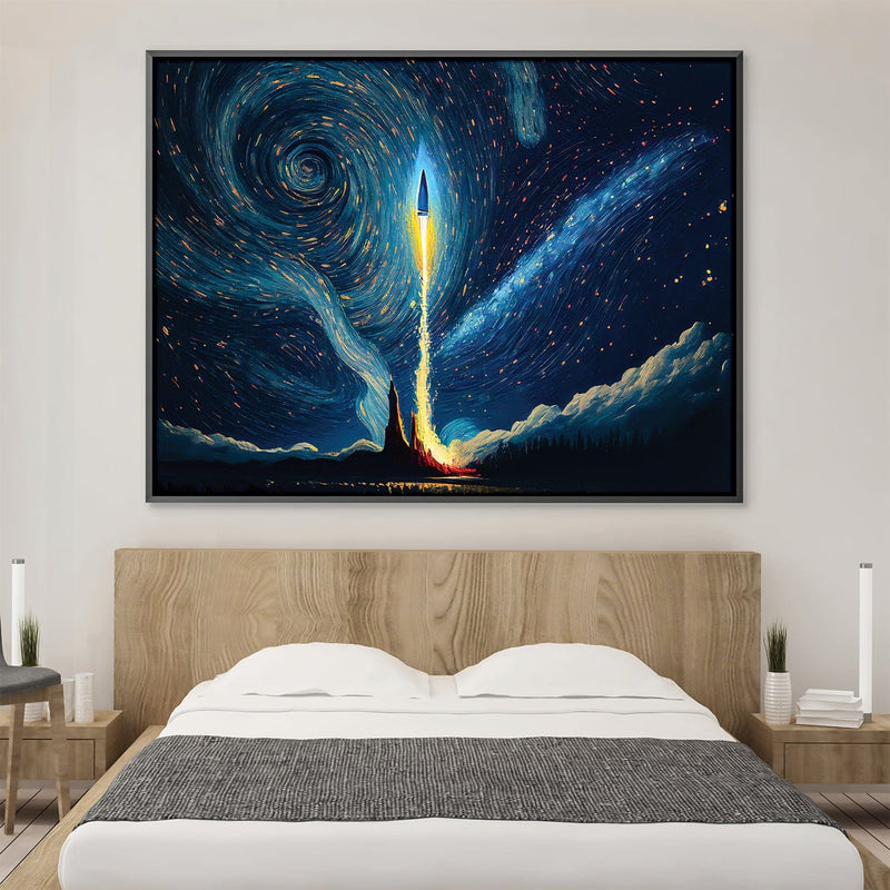 Starry Launch Canvas