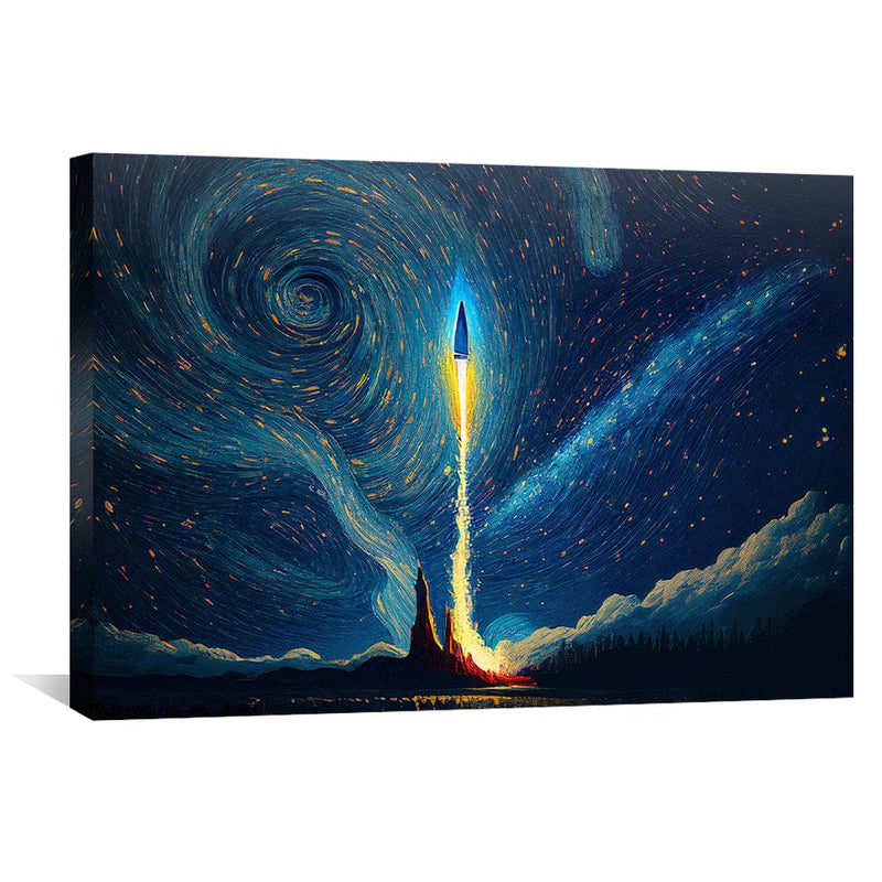 Starry Launch Canvas