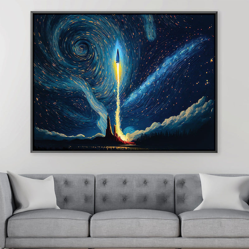 Starry Launch Canvas