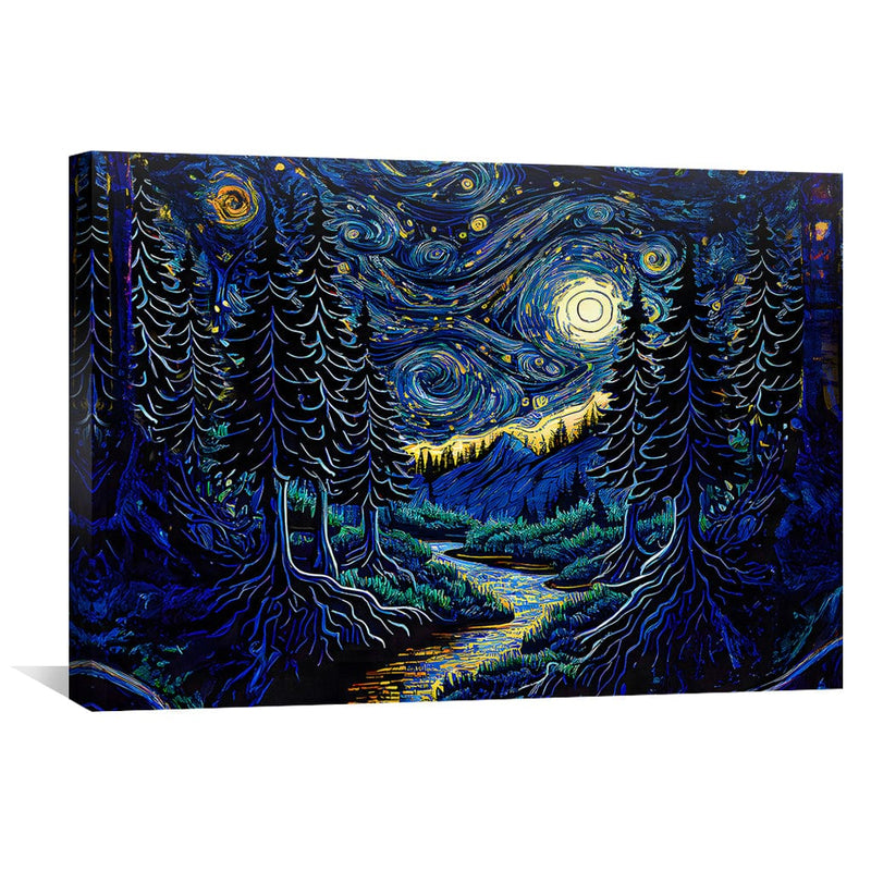 Starry Nature Canvas