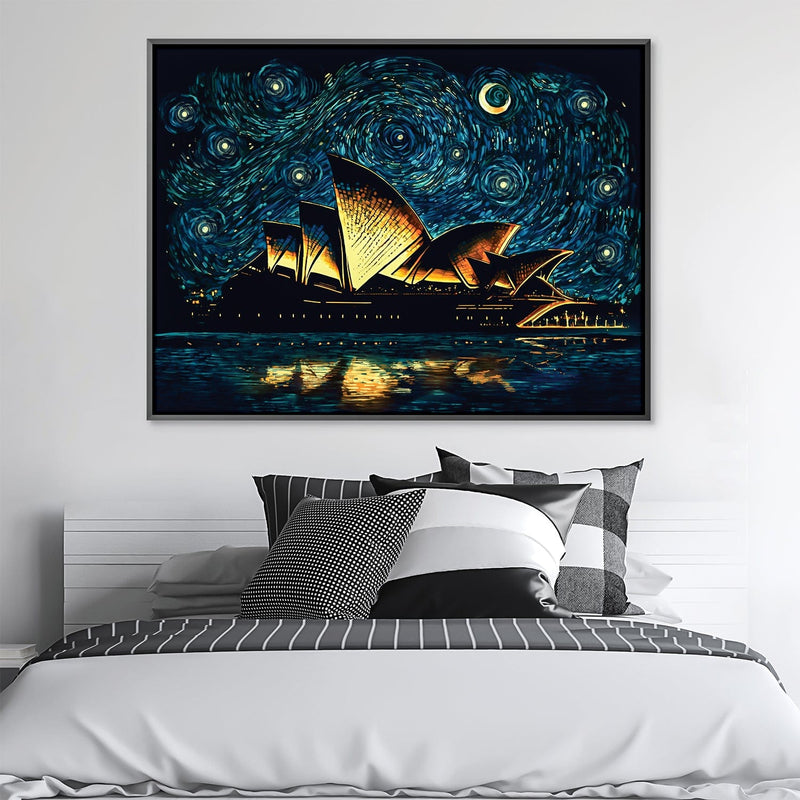 Starry Opera House Canvas