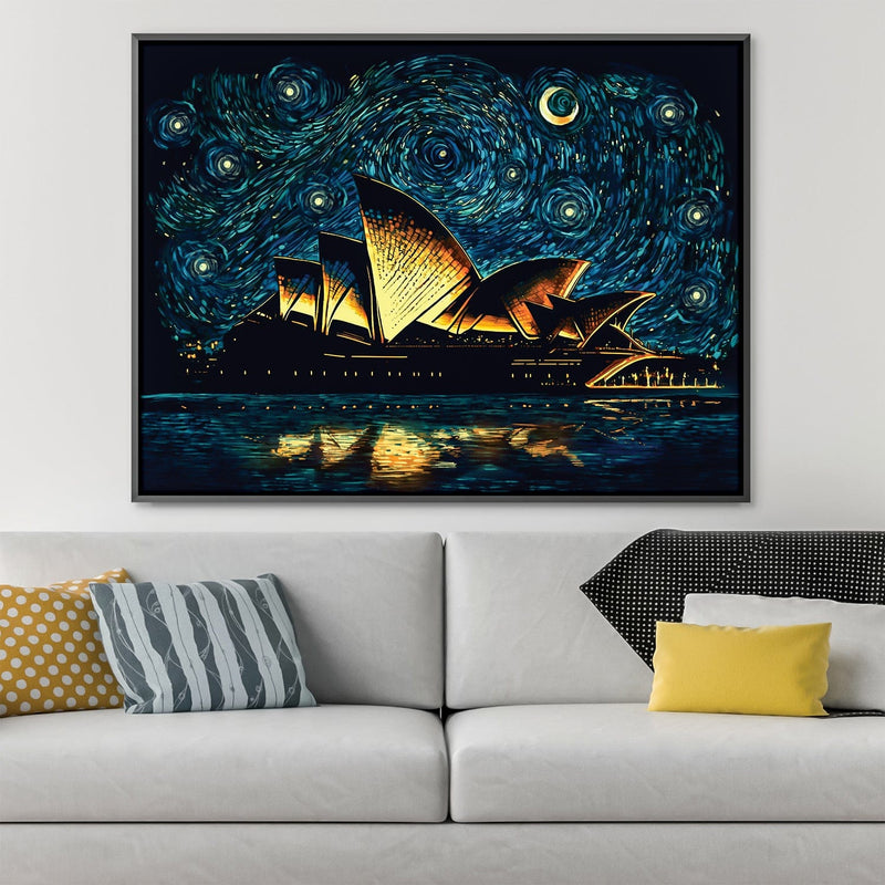 Starry Opera House Canvas