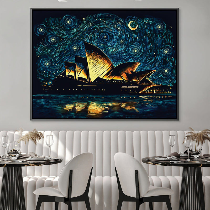 Starry Opera House Canvas