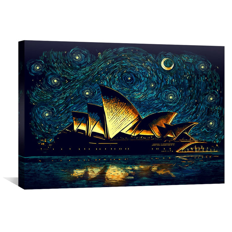 Starry Opera House Canvas