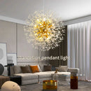 GobekUsa Starry Sky Crystal Pendant Light Fixture