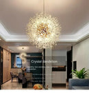 GobekUsa Starry Sky Crystal Pendant Light Fixture