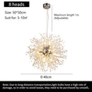 GobekUsa Starry Sky Crystal Pendant Light Fixture