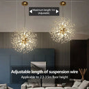 GobekUsa Starry Sky Crystal Pendant Light Fixture