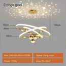 GobekUsa Starry Sky LED Chandelier for Living Room