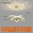 GobekUsa Starry Sky LED Chandelier for Living Room