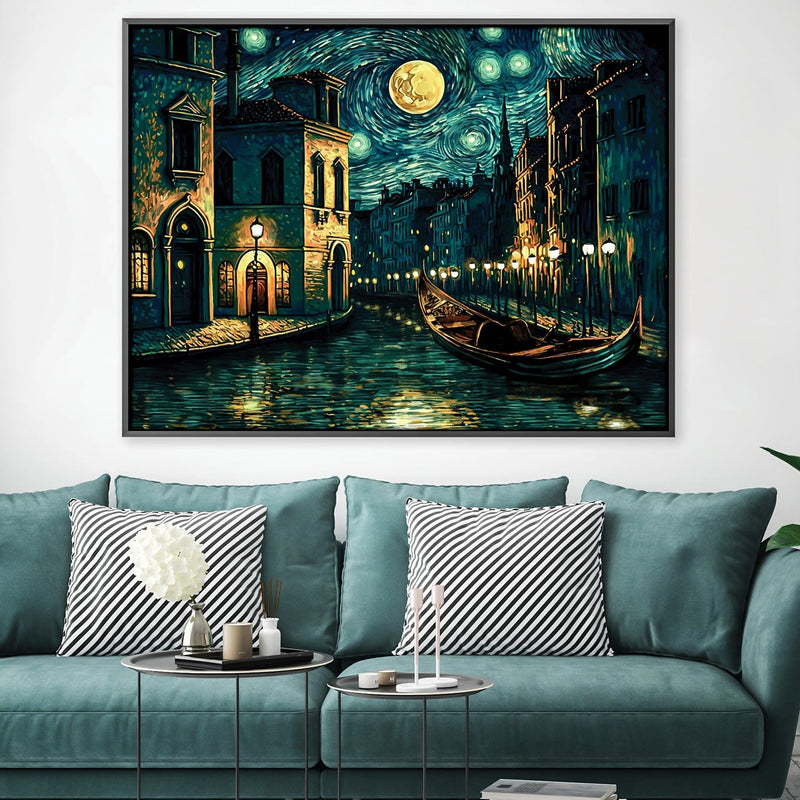 Starry Venice Canvas