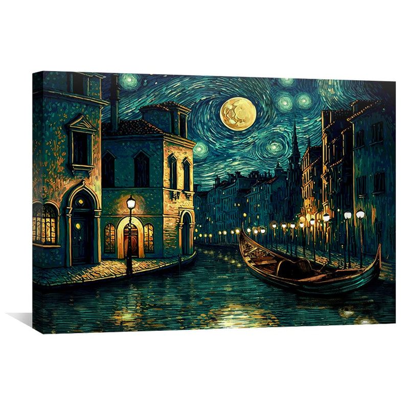 Starry Venice Canvas