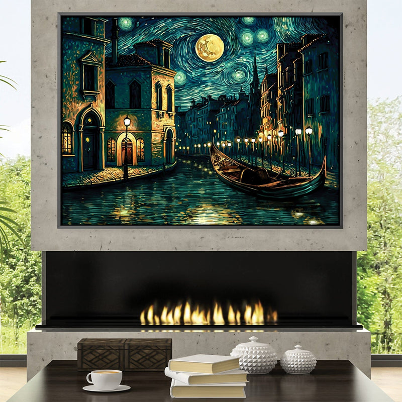 Starry Venice Canvas