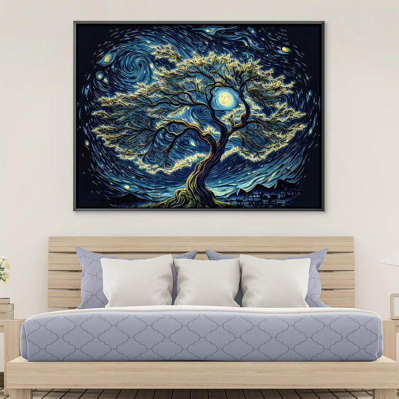 Starry Willow Canvas