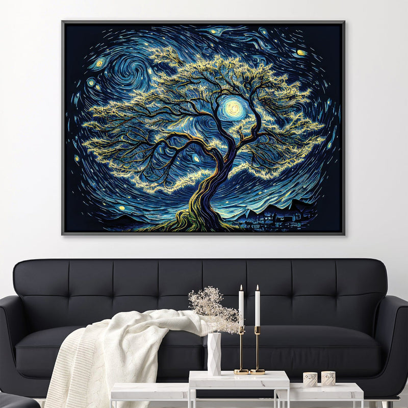 Starry Willow Canvas