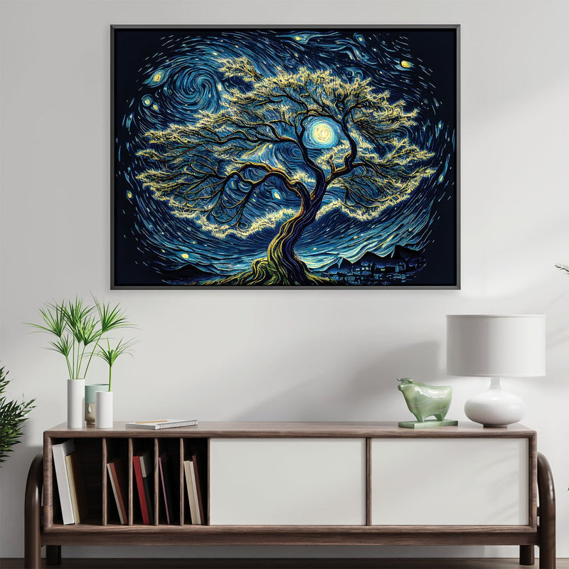 Starry Willow Canvas