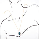 Statement Apatite Pendant Necklace