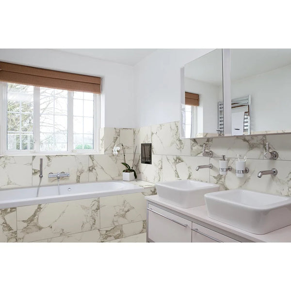 MSI Statuario Porcelain Wall and Floor Tile - Pietra Collection