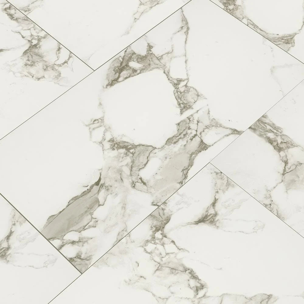 MSI Statuario Porcelain Wall and Floor Tile - Pietra Collection, angled view