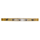 Whiskey & Wine Barrel Stave Coat Rack — Wall Mount, Reclaimed Oak