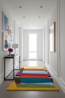 Stax Modern Stripes Pattern Colorful Hand Tufted 5x8 Wool Rug