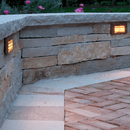 STB07 Cast Brass 12V Low Voltage 2W LED Surface Mounted Horizontal Outdoor & Indoor Step Light
