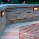 STB02 Brass Louver Horizontal Waterproof LED 12V Low Voltage Brick Lights Edge Step Lighting