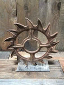 Steampunk Agricultural Gear Display by Lee Display