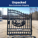 14x8 ft Steel Dual Swing Driveway Gate