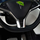 Steering Wheel Interior Sticker for Tesla Model S Model X 2016-2019