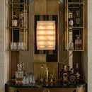 Stepped Arched Alabaster Wall Lamp