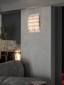 Stepped Arched Alabaster Wall Lamp