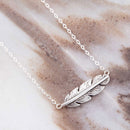 Sterling Silver Quill Necklace