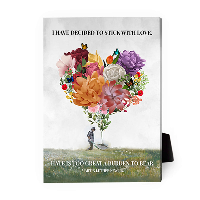 Stick With Love Desktop Canvas